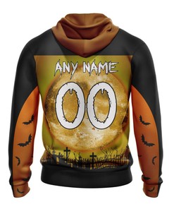 Pittsburgh Steelers 3D Halloween Custom Name & Number Hoodie Perfect Gifts For Every Fan