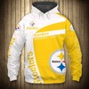 Pittsburgh Steelers 3D Zip Hoodie Pullover Your Go-To Choice For Fan Apparel