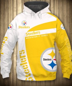 Pittsburgh Steelers 3D Zip Hoodie Pullover Your Go-To Choice For Fan Apparel