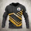 Pittsburgh Steelers 3D Zip Up Hoodie No. 1 Show Your Fan Spirit
