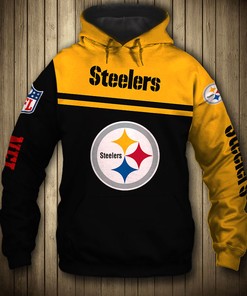 Pittsburgh Steelers Army Hoodie 3D Printed Pullover Zip Up Hoodie - Gifts For Fans