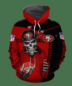 Pittsburgh Steelers Cute Death 3D Zip Hoodie Perfect For Halloween