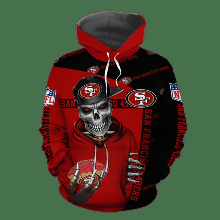 Pittsburgh Steelers Cute Death 3D Zip Hoodie Perfect For Halloween