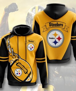 Pittsburgh Steelers Flame Balls Graphic Hoodie A Great Gift For Fans