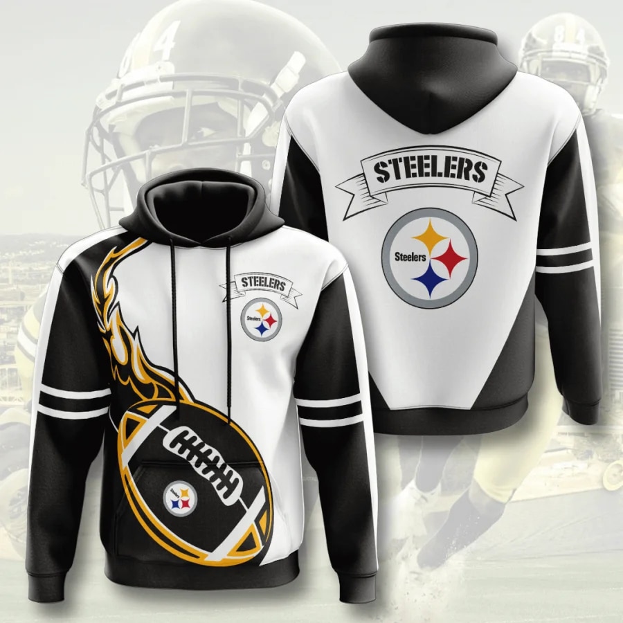 Pittsburgh Steelers Flame Balls Graphic Hoodie A Great Gift For Fans