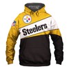 Pittsburgh Steelers Iconic 3D Zip Hoodie A Must-Have For Fans