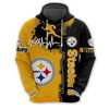 Pittsburgh Steelers Skull 3D Hoodie Pullover Zip Hoodie - Official Nfl Merchandise 