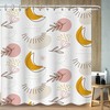 Plant Bee Flowers Sun Shower Curtain - Bohemian Bathroom Decor