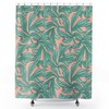 Plant Lady Tropical Leaves Shower Curtain for a Botanical Bathroom Decor