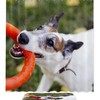 Playful Dog Playing In Park With Toys Shower Curtain - Waterproof Bathroom Curtain