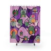 Playful Frogs Shower Curtain, Whimsical Bathroom Accessory 