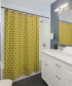 Playful Monkey Shower Curtain with 180x200cm Digital Printing and Polyester Material, Waterproof and Mildew Resistant