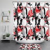 Playful Penguin Printed Shower Curtain - Waterproof And Fun