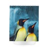 Playful Penguins Shower Curtain, Fun Animal Bathroom Decor