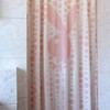 Playful Pink Girls Bubble Shower Curtain with Water Repellent for Bathroom Decor