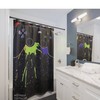 Playful Shower Time Games Curtain for Bathroom