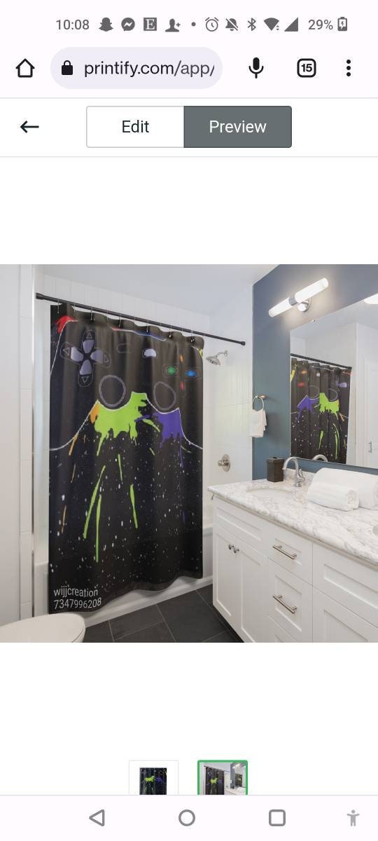 Playful Shower Time Games Curtain for Bathroom