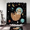 Playful Sloth Shower Curtain - A Fun And Cute Bathroom Idea