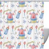 Playful Smiling Monkey Shower Curtain