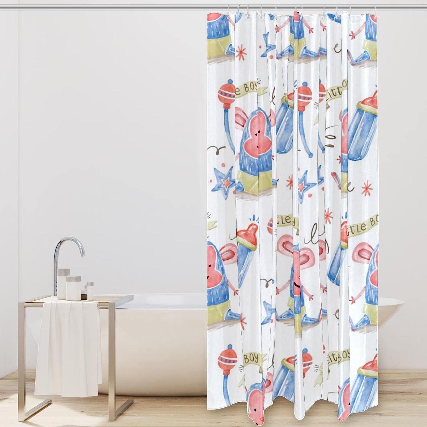 Playful Smiling Monkey Shower Curtain