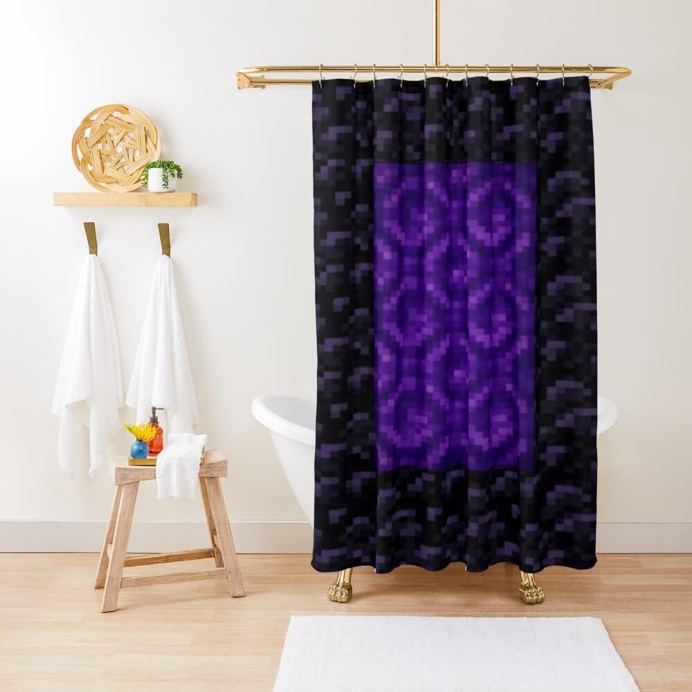 Playful Star Shower Curtain for Lively Bathroom Design