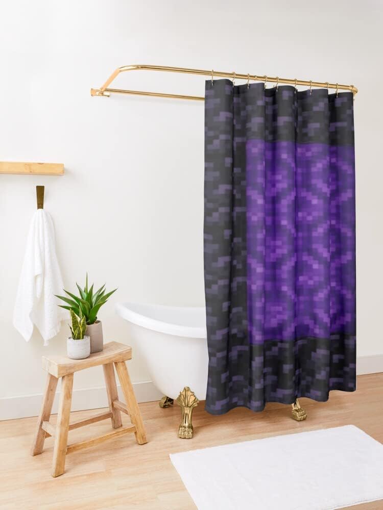 Playful Star Shower Curtain for Lively Bathroom Design