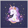 Playful Unicorn And Stars Shower Curtain For Magical Bathroom Decor