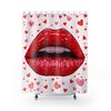Plump Lips Love Shower Curtain for Sensual Bathroom Decor