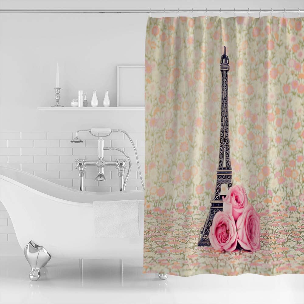 Polar Bear And Penguin Fabric Shower Curtain By Charmhome - Image 2