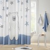 Polar Bear In Jam Print Shower Curtain For A Cozy And Cute Bathroom Theme