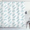 Polar Bears And Marine Life Print Shower Curtain For A Cool Arctic Theme