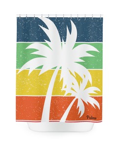 Polyester Shower Curtain for a Simple yet Chic Bathroom