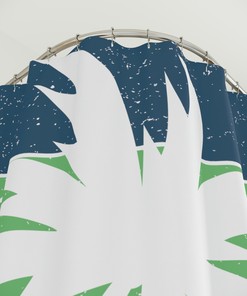 Polyester Shower Curtain for a Simple yet Chic Bathroom