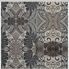 Polynesian Tattoo Shower Curtain - Hawaiian Bathroom Decor 