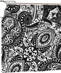 Polynesian Tribal Design Hawaiian Shower Curtain For Bath