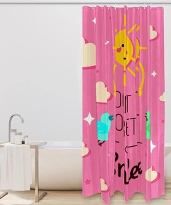 Positive Sun Shower Curtain to Start Your Day with A Smile