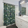 Premium Elegant Floral Shower Curtain In Nature-Inspired Design