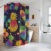 Pride Flag Ananas Print Custom Colorful Shower Curtain For A Bold Bathroom Decorr
