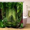 Primeval Forest Shower Curtain for Jungle Lovers