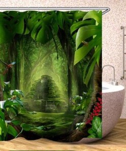 Primeval Forest Shower Curtain for Jungle Lovers