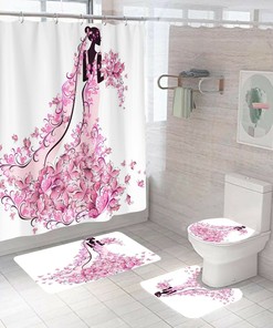 Princess Butterfly Shower Curtain - Fun And Cute Bathroom Accessories