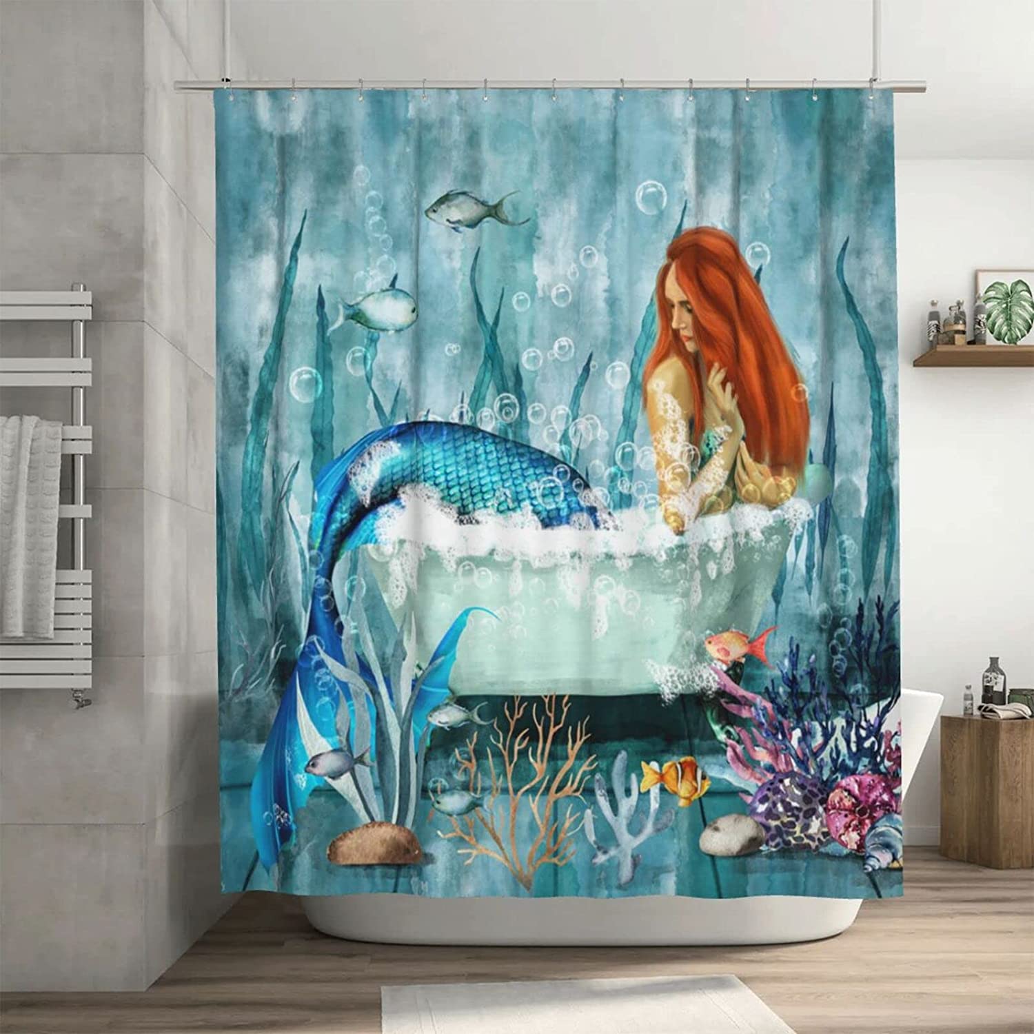 Princess Castle Shower Curtain For Kids Bathroom Decor, Sparkling And Whimsical Bathroom Accessories - Image 4