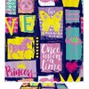 Princess Unicorn Flamingo Butterfly Shower Curtain with Waterproof Fabric for Bathroom 