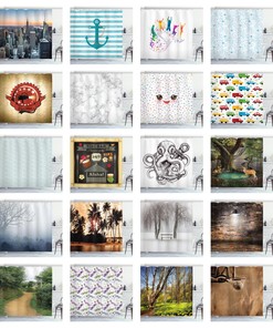 Print Shower Curtain for a Stunning Bathroom Decor