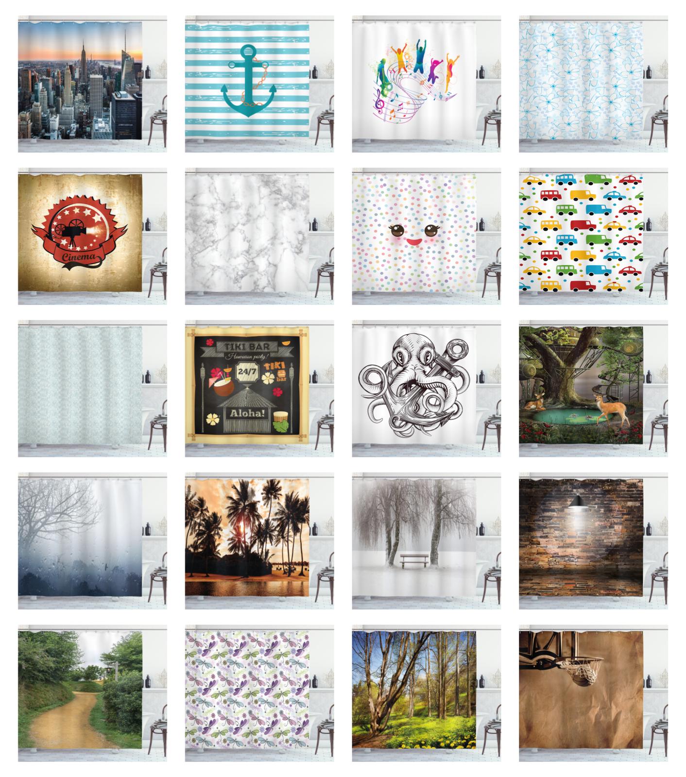 Print Shower Curtain for a Stunning Bathroom Decor