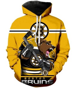 Printed All Over Print Boston Bruins Hoodie 3D Gifts For Fans