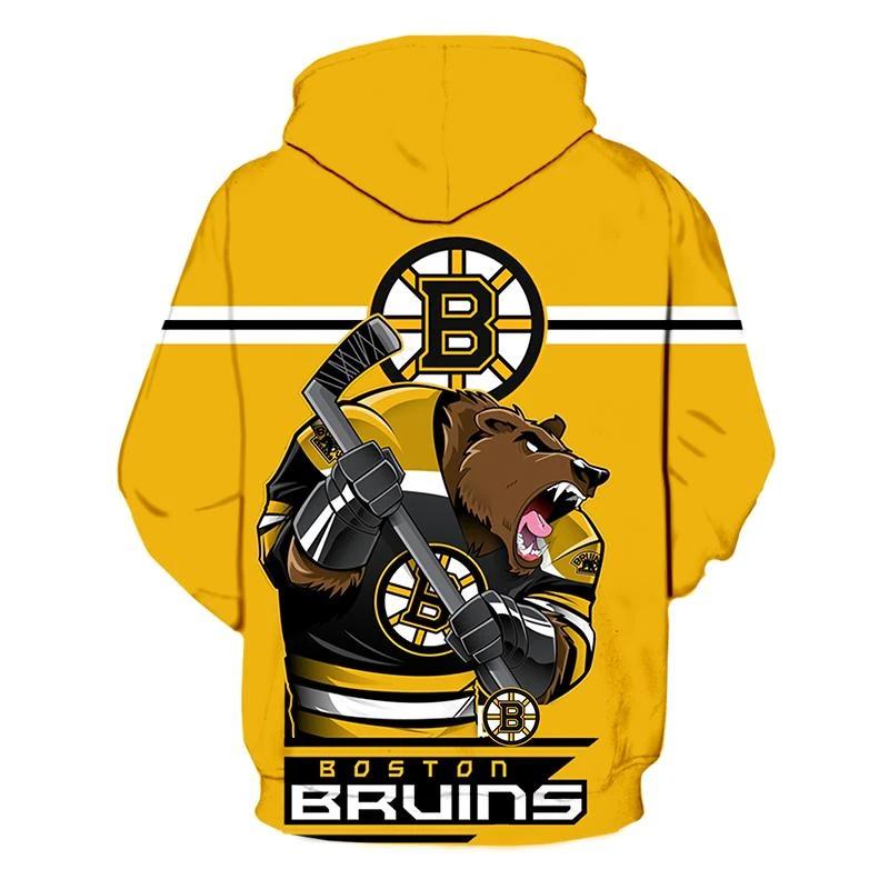 Printed All Over Print Boston Bruins Hoodie 3D Gifts For Fans