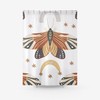 Printed Boho Butterfly Bathroom Curtains, Colorful Shower Curtain