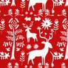 Promise Land Forest Lipstick Red Shower Curtain