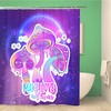 Psychedelic Colorful Magic Mushrooms Shower Curtain
